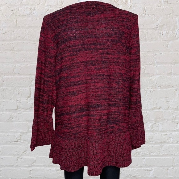 Style & Co black and red ruffle sweater, NWT 3X - Picture 4 of 8
